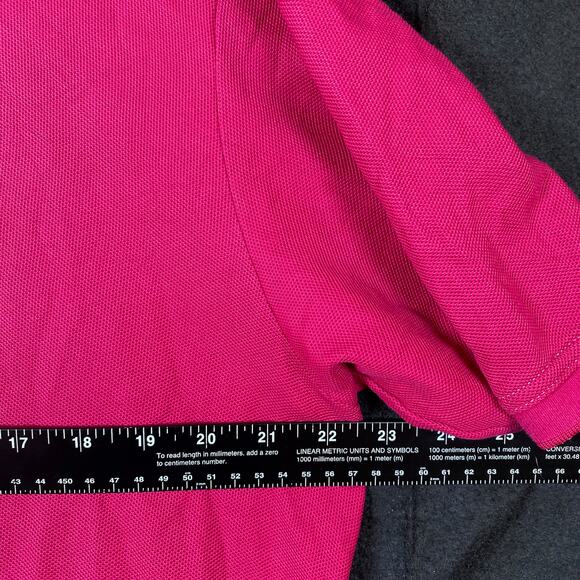 Tommy Bahama Mens Shirt Berry Pink Polo Short Sleeve Pima Cotton Large - Picture 8 of 12